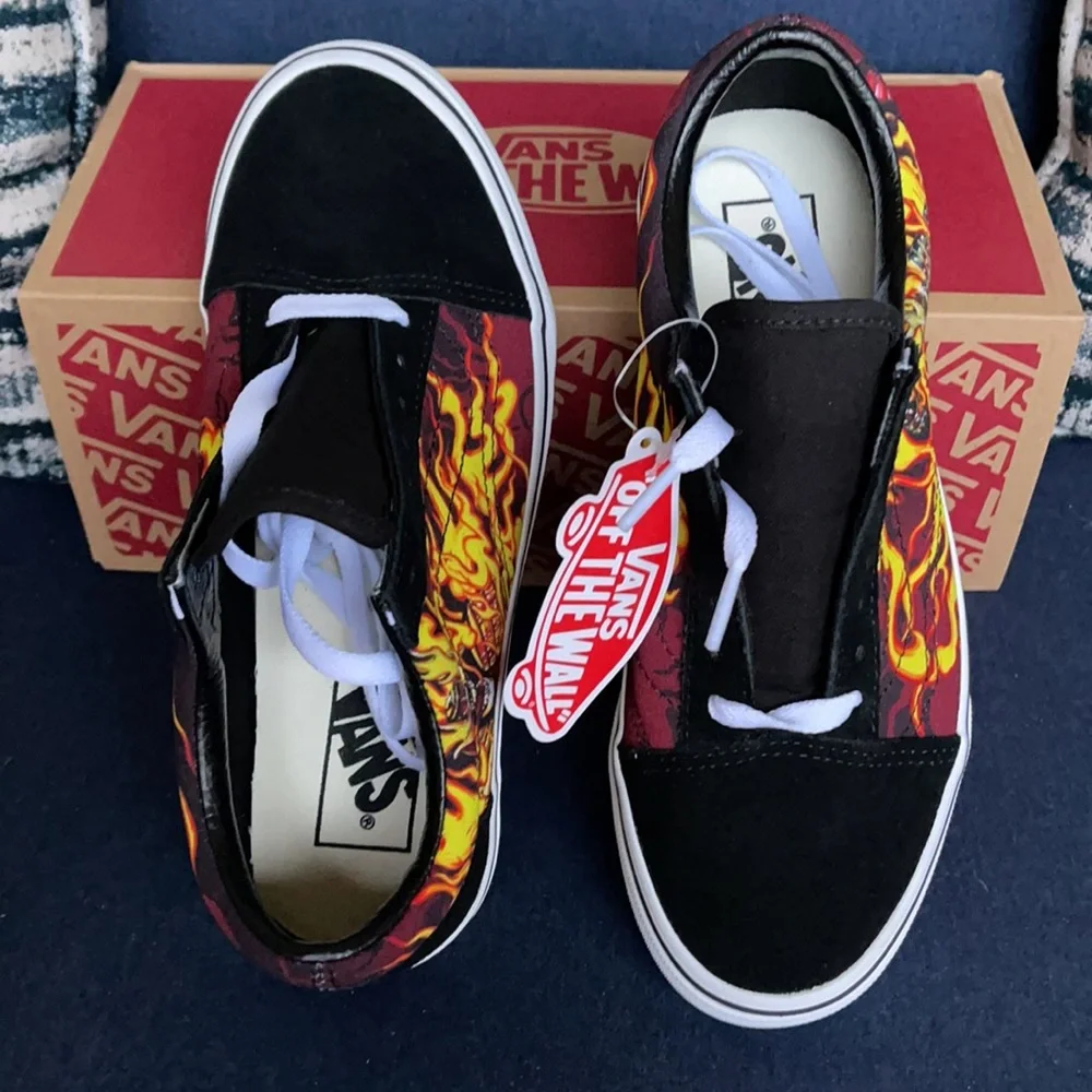 Vans Old Skool Samurai Rising Black/True White MENS - Picture 13 of 16
